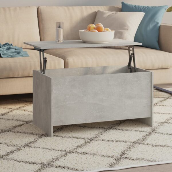 vidaXL Coffee Table Concrete Gray 40.2"x21.9"x20.7" Engineered Wood