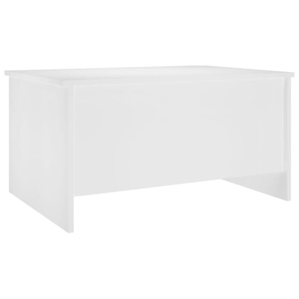 vidaXL Coffee Table White 31.5"x21.9"x16.3" Engineered Wood - Image 3