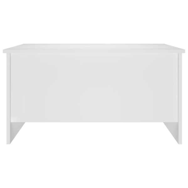 vidaXL Coffee Table White 31.5"x21.9"x16.3" Engineered Wood - Image 4