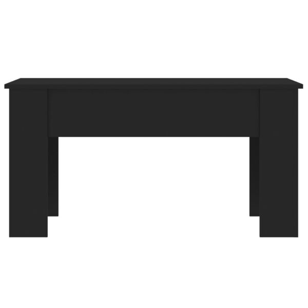 vidaXL Coffee Table Black 39.8"x19.3"x20.5" Engineered Wood - Image 6