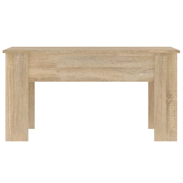 vidaXL Coffee Table Sonoma Oak 39.8"x19.3"x20.5" Engineered Wood - Image 6