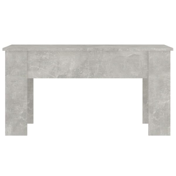 vidaXL Coffee Table Concrete Gray 39.8"x19.3"x20.5" Engineered Wood - Image 6