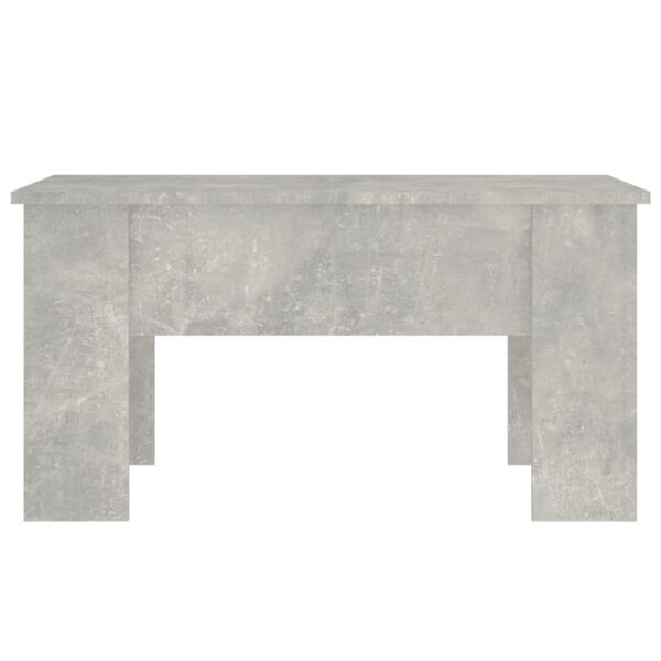 vidaXL Coffee Table Concrete Gray 31.1"x19.3"x16.1" Engineered Wood - Image 3