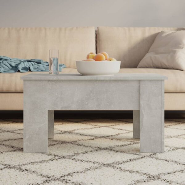 vidaXL Coffee Table Concrete Gray 31.1"x19.3"x16.1" Engineered Wood