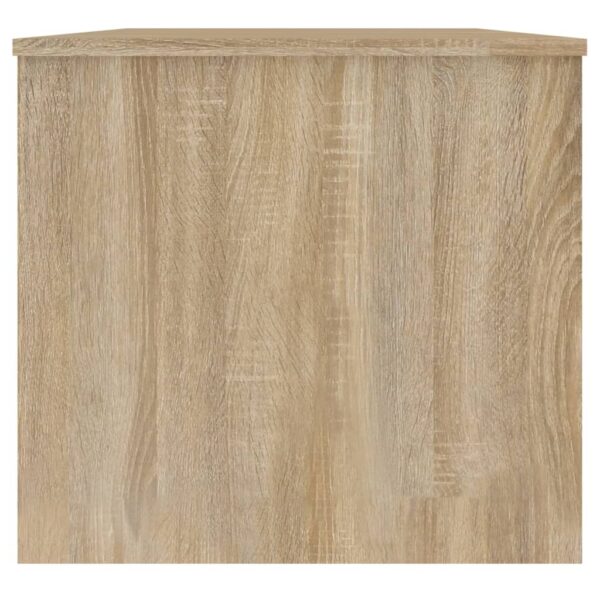 vidaXL Coffee Table Sonoma Oak 40.2"x19.9"x18.3" Engineered Wood - Image 7