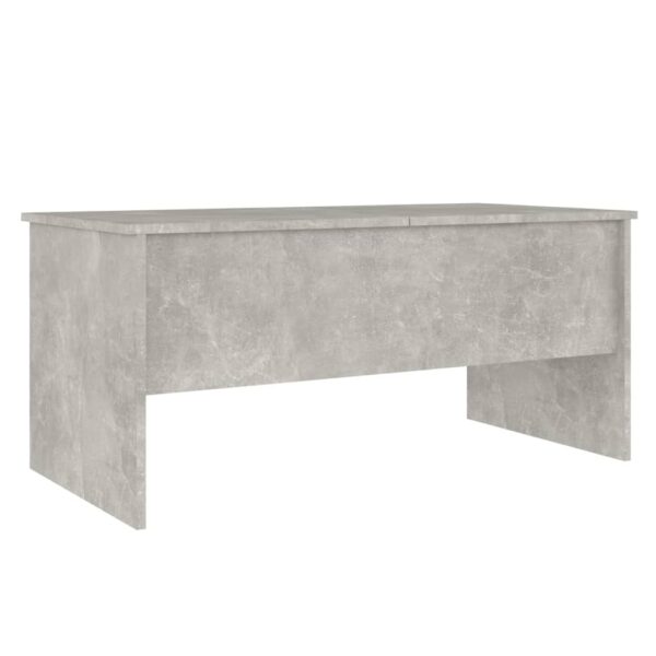 vidaXL Coffee Table Concrete Gray 40.2"x19.9"x18.3" Engineered Wood - Image 5