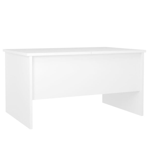 vidaXL Coffee Table White 31.5"x19.7"x16.7" Engineered Wood - Image 5