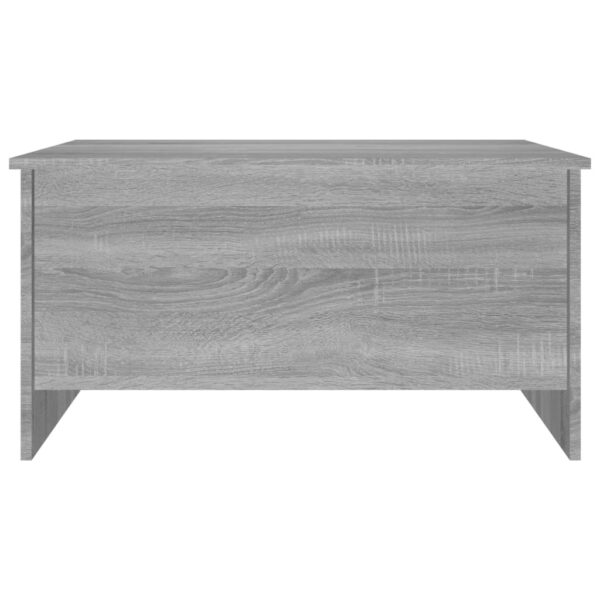 vidaXL Coffee Table Gray Sonoma 31.5"x21.9"x16.3" Engineered Wood - Image 4