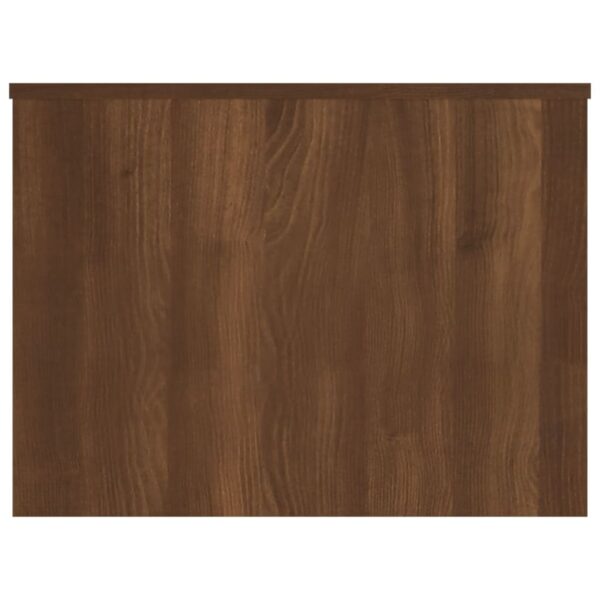 vidaXL Coffee Table Brown Oak 31.5"x21.9"x16.3" Engineered Wood - Image 5