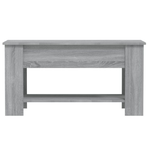 vidaXL Coffee Table Gray Sonoma 39.8"x19.3"x20.5" Engineered Wood - Image 4