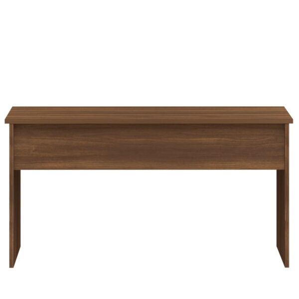 vidaXL Coffee Table Brown Oak 40.2"x19.9"x20.7" Engineered Wood - Image 4