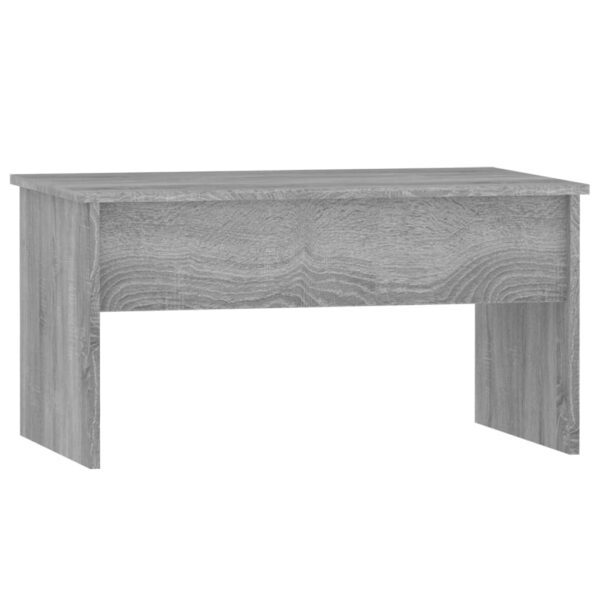 vidaXL Coffee Table Gray Sonoma 31.5"x19.9"x16.3" Engineered Wood - Image 3