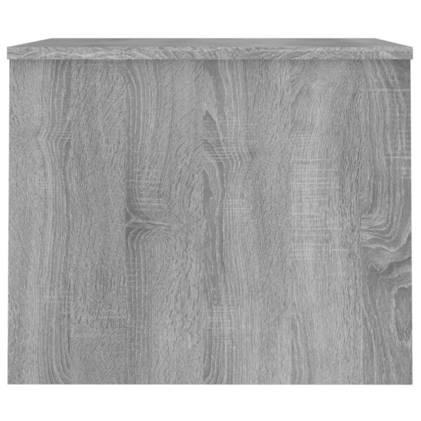 vidaXL Coffee Table Gray Sonoma 31.5"x19.9"x16.3" Engineered Wood - Image 5