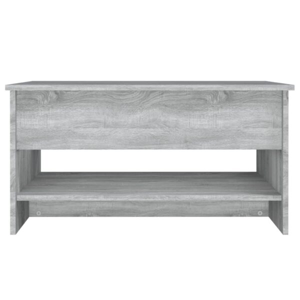 vidaXL Coffee Table Gray Sonoma 31.5"x19.7"x15.7" Engineered Wood - Image 5