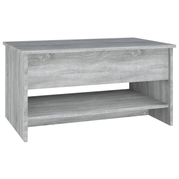 vidaXL Coffee Table Gray Sonoma 31.5"x19.7"x15.7" Engineered Wood - Image 6