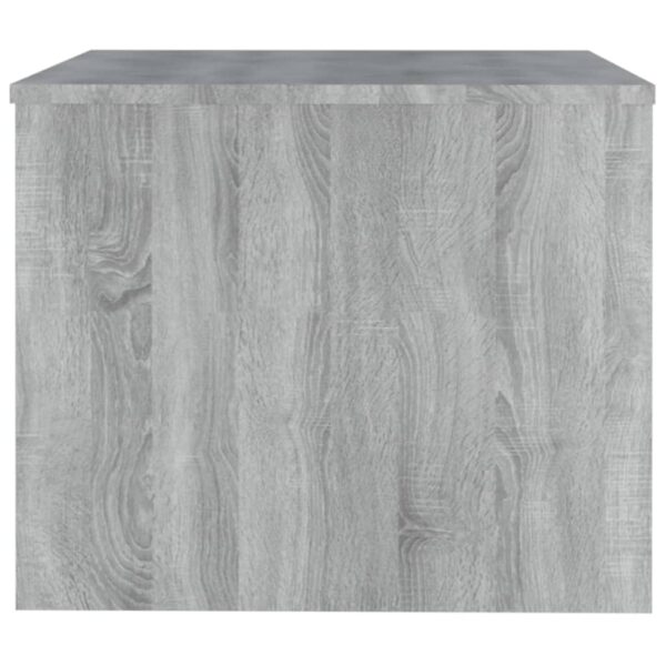 vidaXL Coffee Table Gray Sonoma 31.5"x19.7"x15.7" Engineered Wood - Image 7