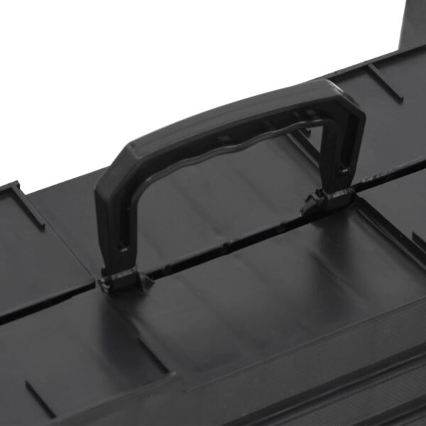 vidaXL Folding Dog Ramp Black 60.2"x15.7"x4.9" Plastic - Image 9