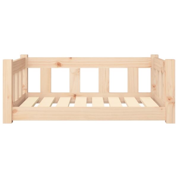 vidaXL Dog Bed 29.7"x21.9"x11" Solid Wood Pine - Image 4