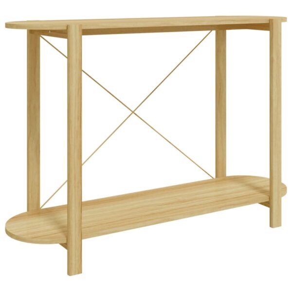 vidaXL Console Table 43.3"x15"x29.5" Engineered Wood - Image 2