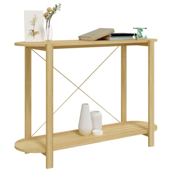 vidaXL Console Table 43.3"x15"x29.5" Engineered Wood - Image 4