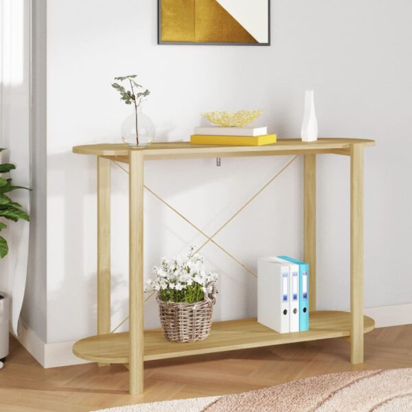 vidaXL Console Table 43.3"x15"x29.5" Engineered Wood