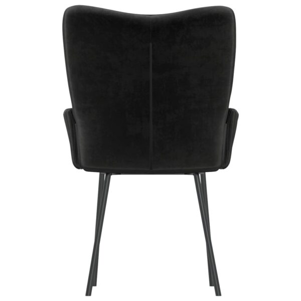 vidaXL Dining Chairs 2 pcs Black Velvet - Image 7