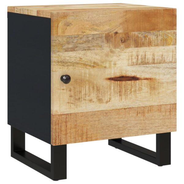 vidaXL Bedside Cabinet 15.7"x13"x18.1" Solid Wood Mango - Image 8