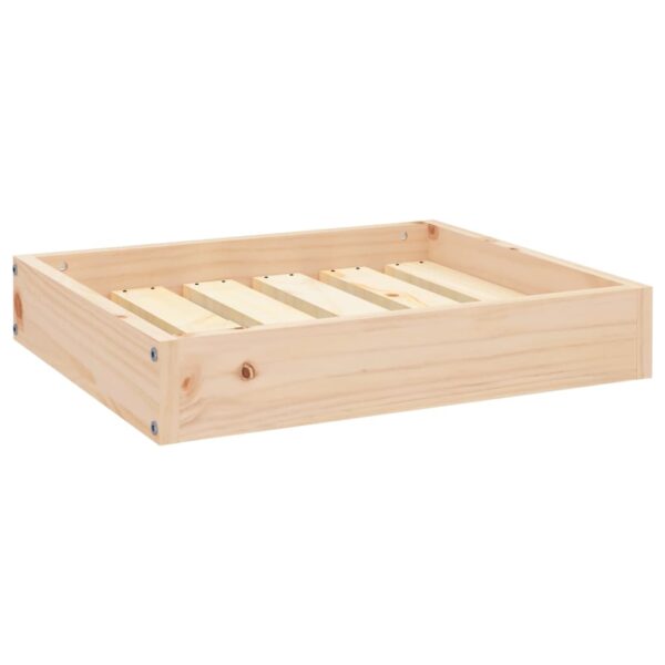 vidaXL Dog Bed 20.3"x17.3"x3.5" Solid Wood Pine - Image 2