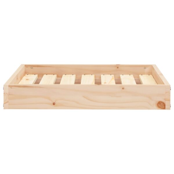 vidaXL Dog Bed 24.2"x19.3"x3.5" Solid Wood Pine - Image 3