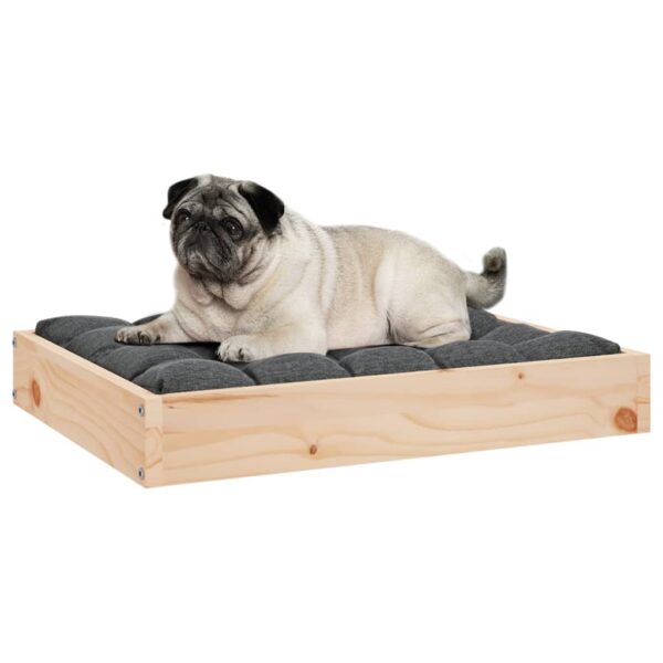 vidaXL Dog Bed 24.2"x19.3"x3.5" Solid Wood Pine - Image 6