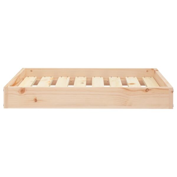 vidaXL Dog Bed 28.1"x21.3"x3.5" Solid Wood Pine - Image 3