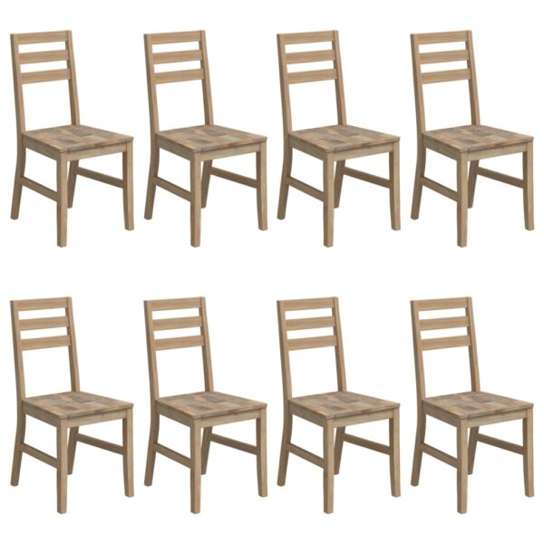 vidaXL Dining Chairs 8 pcs Solid Wood Acacia - Image 3