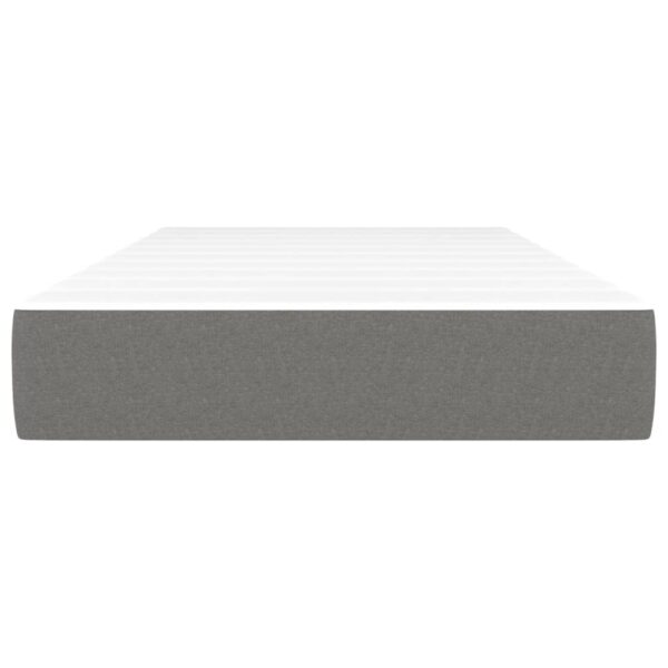 vidaXL Pocket Spring Bed Mattress Dark Gray 39.4"x74.8"x7.9" Twin Fabric - Image 3