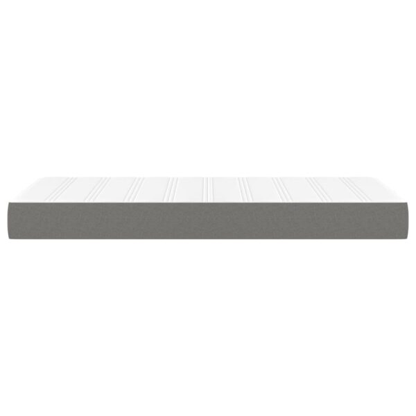 vidaXL Pocket Spring Bed Mattress Dark Gray 39.4"x74.8"x7.9" Twin Fabric - Image 4