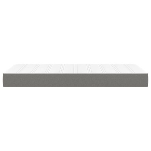 vidaXL Pocket Spring Bed Mattress Dark Gray 39.4"x79.9"x7.9" Twin XL Fabric - Image 4