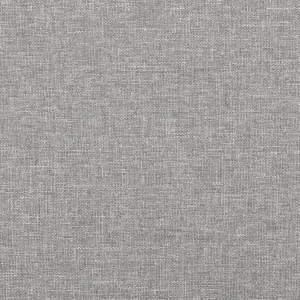 vidaXL Bed Frame Light Gray 59.8"x79.9" Queen Fabric - Image 8