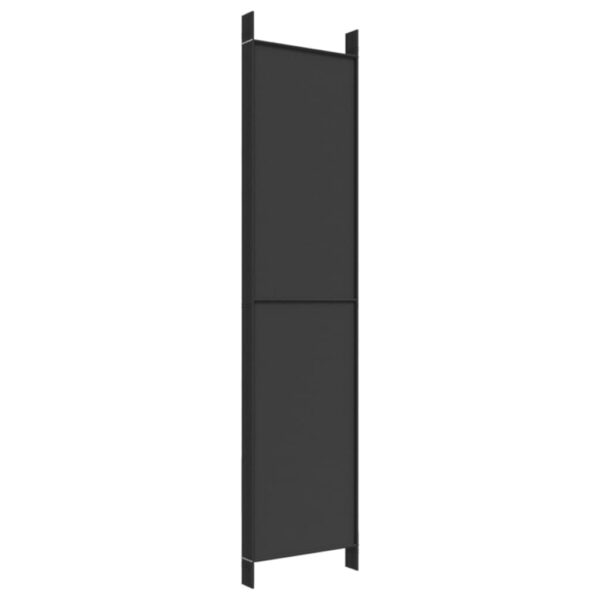 vidaXL 6-Panel Room Divider Black 118.1"x86.6" Fabric - Image 6