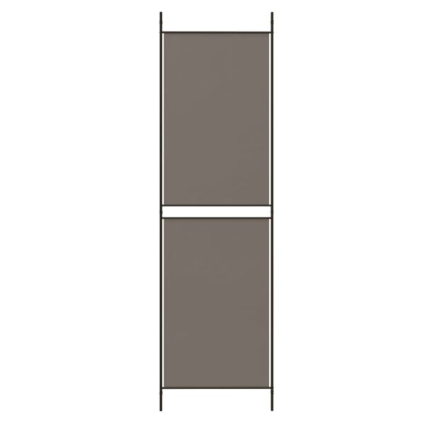 vidaXL 3-Panel Room Divider Anthracite 59.1"x70.9" Fabric - Image 6