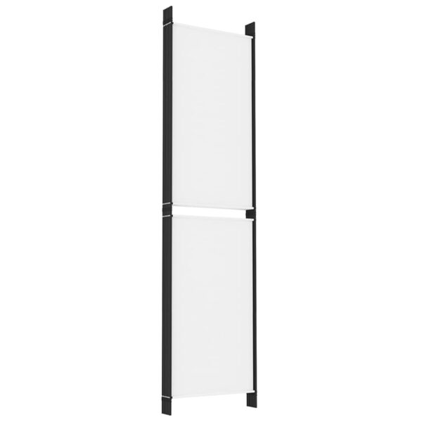 vidaXL 6-Panel Room Divider White 118.1"x78.7" Fabric - Image 6