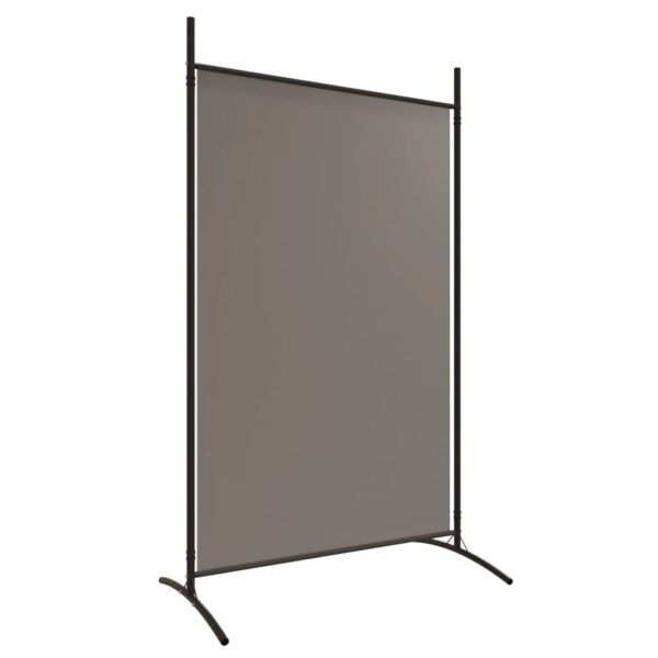 vidaXL 2-Panel Room Divider Anthracite 68.9"x70.9" Fabric - Image 6