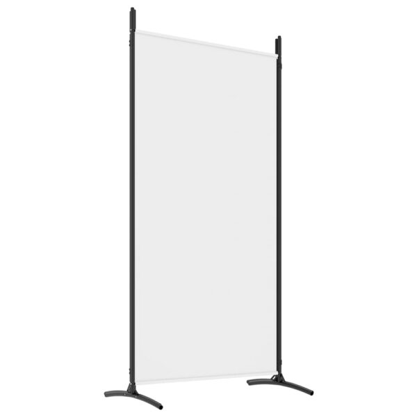 vidaXL 4-Panel Room Divider White 136.2"x70.9" Fabric - Image 6