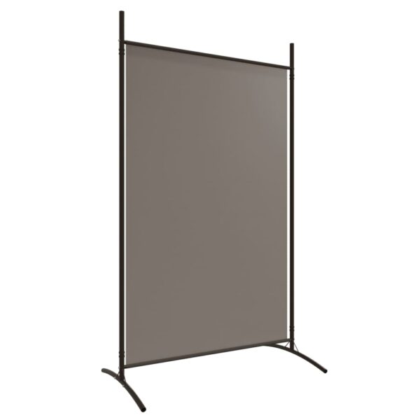 vidaXL 4-Panel Room Divider Anthracite 136.2"x70.9" Fabric - Image 6