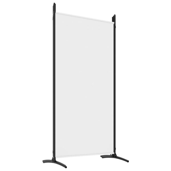 vidaXL 6-Panel Room Divider White 204.7"x70.9" Fabric - Image 6