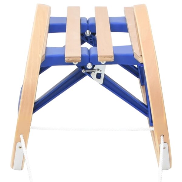 vidaXL Foldable Sledge 43.3" Plywood - Image 4