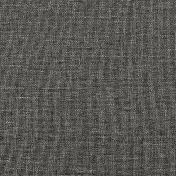 vidaXL Bed Frame Dark Gray 72"x83.9" California King Fabric - Image 8