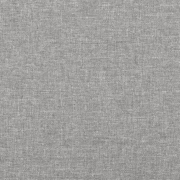 vidaXL Bed Frame Light Gray 59.8"x79.9" Queen Fabric - Image 8