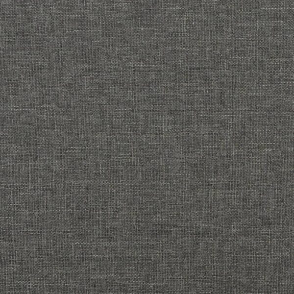 vidaXL Bed Frame Dark Gray 72"x83.9" California King Fabric - Image 8