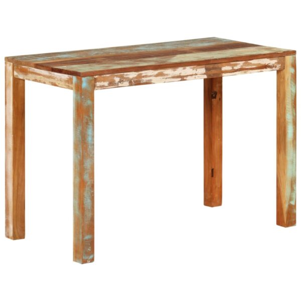 vidaXL Dining Table 43.3"x21.7"x29.9" Solid Wood Reclaimed - Image 12