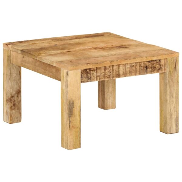 vidaXL Coffee Table 21.7"x21.7"x13.8" Solid Wood Mango - Image 11