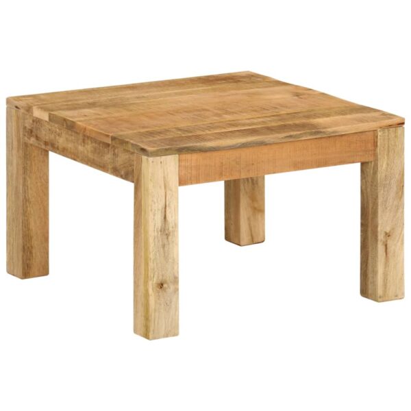 vidaXL Coffee Table 21.7"x21.7"x13.8" Solid Wood Mango - Image 12